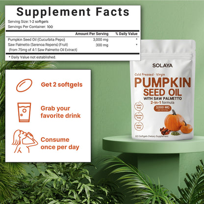 Pumpkin Seed Oil Capsules [Free Today]