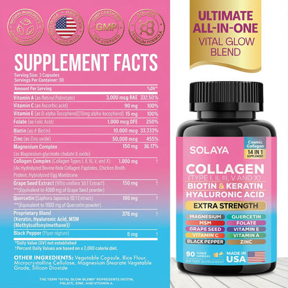 Solaya Collagen 14in1 Supplement [Free Today]