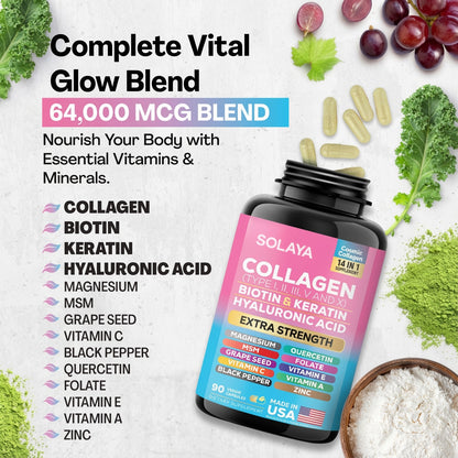 Solaya Collagen 14in1 Supplement [Free Today]