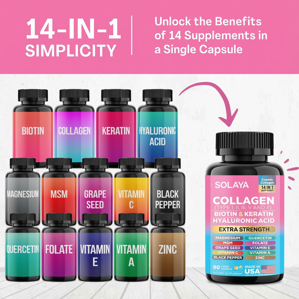 Solaya Collagen 14in1 Supplement [Free Today]
